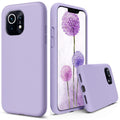 Leton Case for Xiaomi mi 11 lite 5g NE/mi 11 lite 4g 5g Phone CaseSoft Silicone Case Shockproof with Microfiber Lining Protective Shell Cover for Xiaomi mi 11 lite 5g NE/mi 11 lite 4g 5g Purple