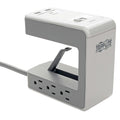 Tripp Lite Surge Protector Desk Clamp 6-Outlet 2 USB-A; 1 USB-C 8ft Cord