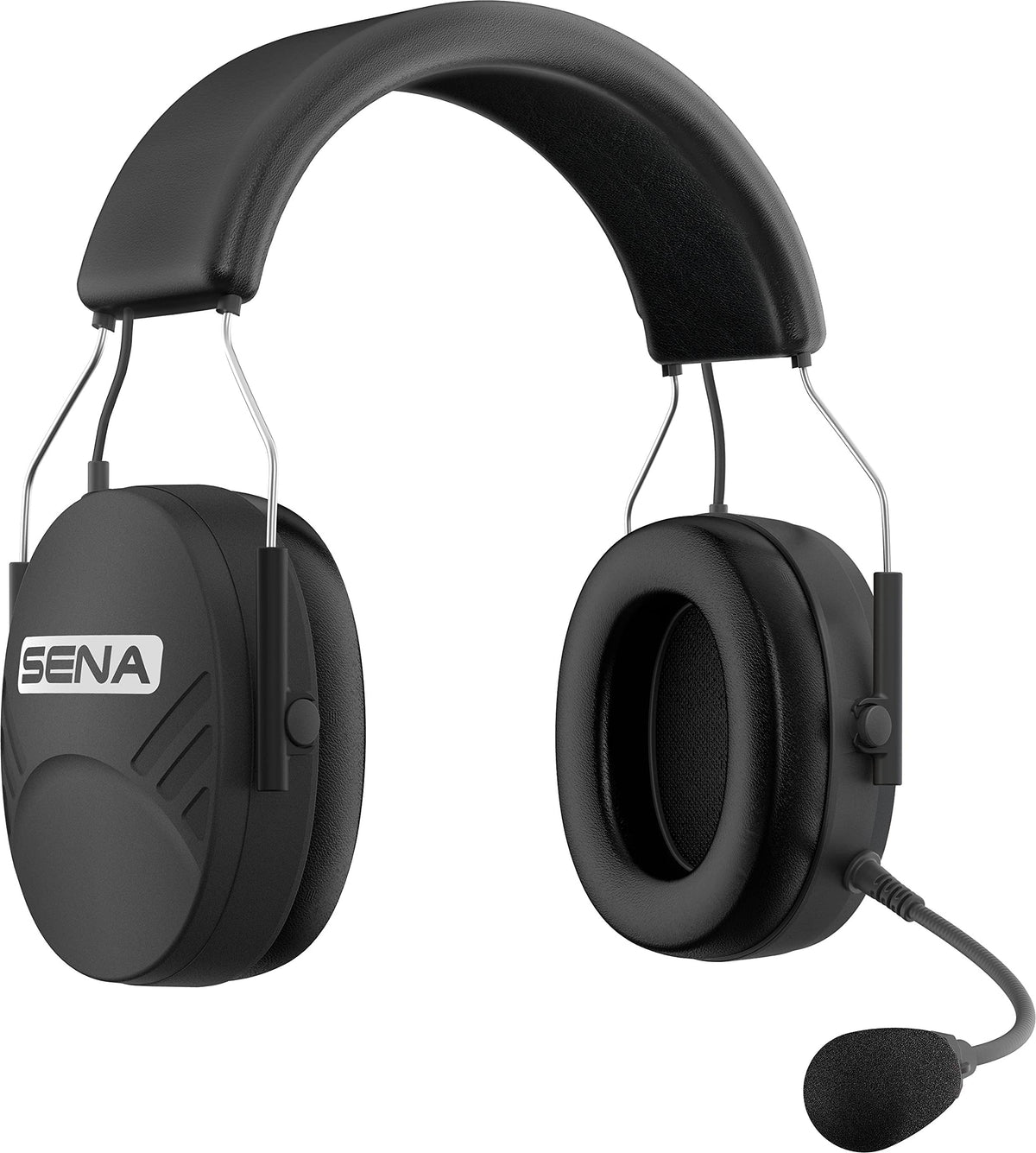 Sena Tufftalk-Lite-01 Tufftalk Lite Over-The-Head Earmuff Long-Range Bluetooth Black